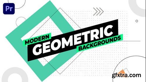 Videohive Modern Geometric Backgrounds 53393262