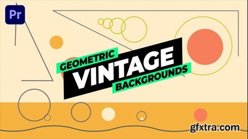 Videohive Geometric Vintage Backgrounds 53393199