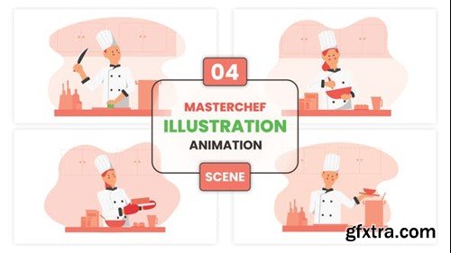 Videohive MasterChef Illustration Animation Scene 53387441