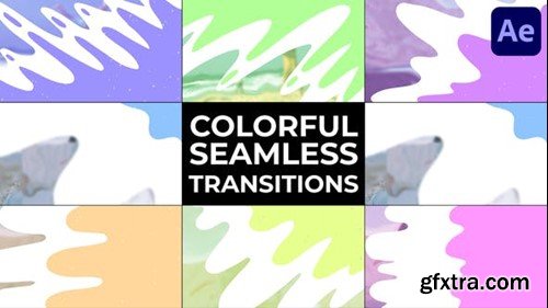 Videohive Colorful Seamless Transitions for After Effects 53379726