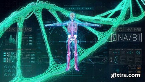 Videohive HUD Medical DNA3 53365323