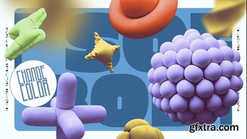 Videohive 3D Inflatables Typography Intro 53341041