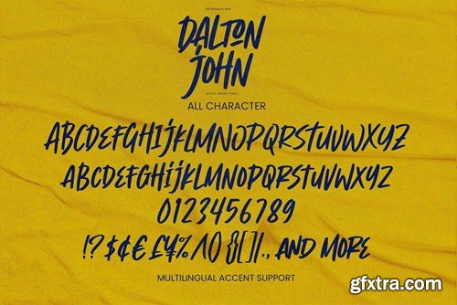 Dalton John - Quick Brush Font XRUBRBX