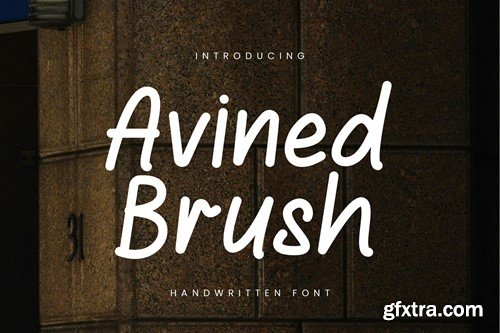 Avined Brush Marker Font 3QFVWGX