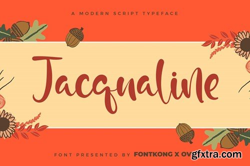 Jacqualine - A Modern Script Typeface YJ3KWLW