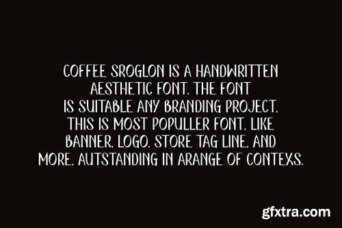 Coffee Sroglon - Aesthetic & Premium Font W4DPVKG