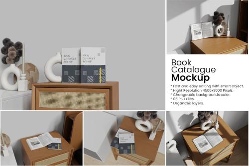 Book Catalogue Mockup