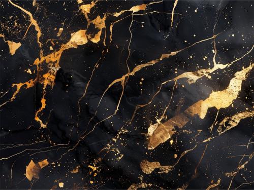10 Black & Golden Marble Background Texture