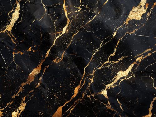 10 Black & Golden Marble Background Texture