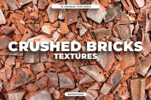 15 Crushed Bricks Textures