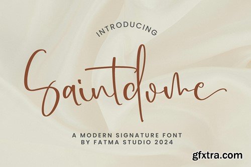 Saintdome - Signature Font TRN4TZZ