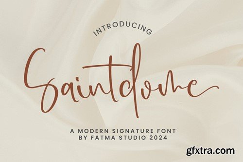 Saintdome - Signature Font TRN4TZZ