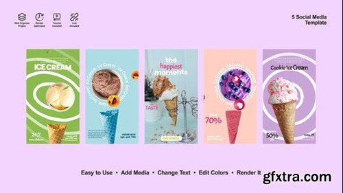 Videohive Ice Cream Instagram Reels 53394460