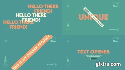 Videohive Text Opener 53402061