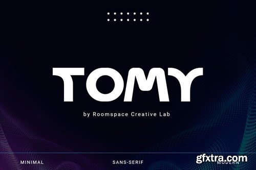 Tomy - Modern Minimal Font PE3VHE3