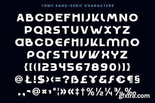 Tomy - Modern Minimal Font PE3VHE3