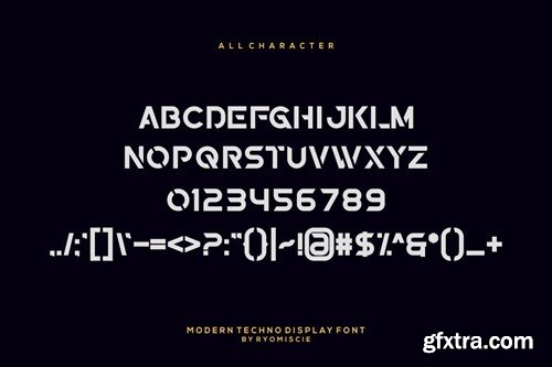 Pargoy - Modern Techno Display Font 9A3TYV6