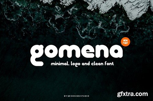 Gomena - Minimal & Rounded Font E658ZGL