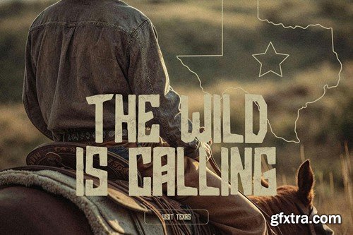 The Wild Bunch - Western Cowboy Display Font PL59XUR