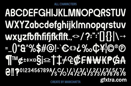 Mifik - Modern Sans Serif Typeface Z3E8NRA