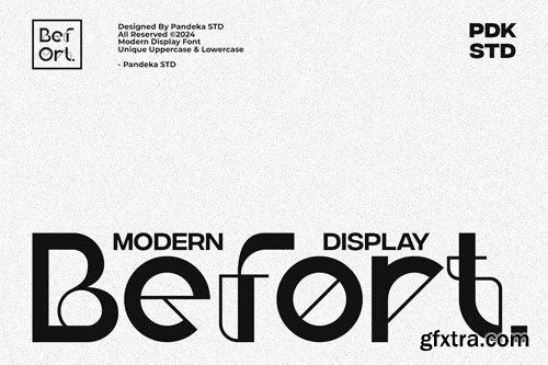 Befort - Futuristic Modern Display Sans R5JCL6F