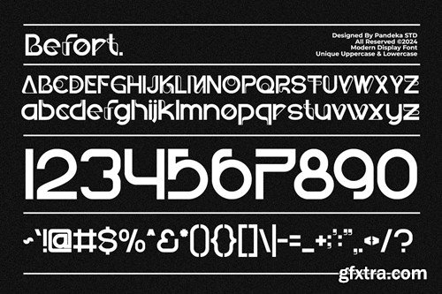 Befort - Futuristic Modern Display Sans R5JCL6F