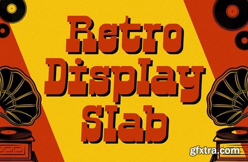 Cogebo - Slab Retro Font HU73QPB