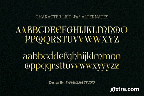 Genshino - Elegant Fantasy Serif font SUPWFCC