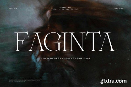 Faginta Modern Elegant Serif Font Typeface ZW2FJM2