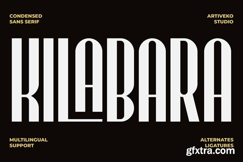 Kilabara Condensed Sans Serif 9WUB2MH