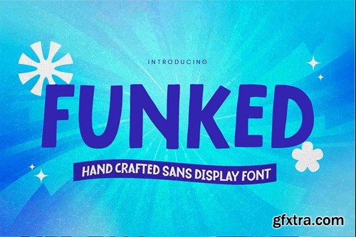 Funked - Hand Crafted Sans Display Font L96ACDU