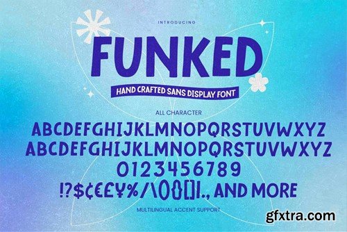 Funked - Hand Crafted Sans Display Font L96ACDU