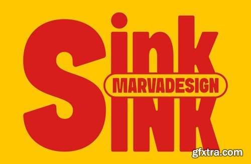 Sink - Retro Sans Serif 68Y8HUW