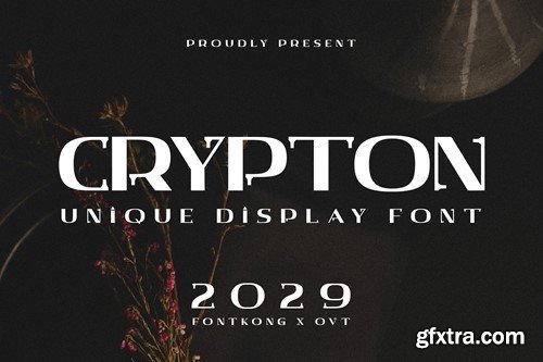 Crypton - A Unique Display Font 3KG4XQ6