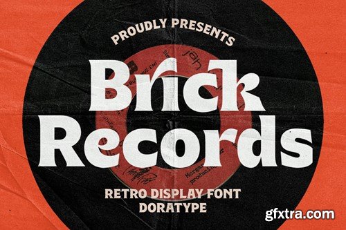 Brick Records - Retro Serif ABVCKW7