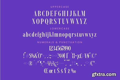 Magrefin Modern Display Font WVNDGFW