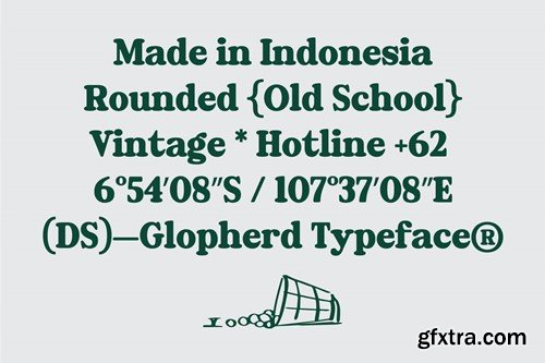 Golpherd – Classic Bold Display Font PN7BSZK