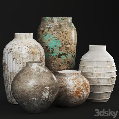 Rustic Concrete Vase