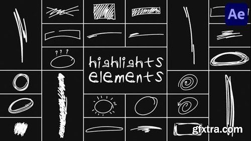 Videohive Highlights Elements for After Effects 53414795
