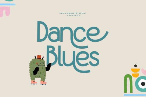 Dance Blues - Playful Font