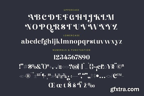 Giglik Merkia Elegant Serif Bold Font DU8AMWC