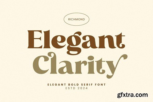 Richmond - Bold Serif Font MJC5MLE