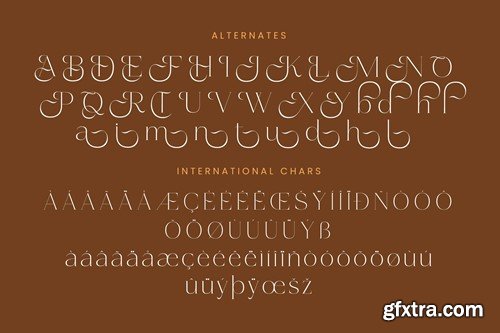 Amethys Mistralit Modern Display Serif ARD9A5T