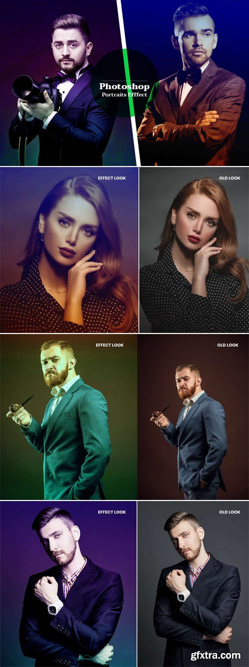 Portraits Effects - Photoshop Action