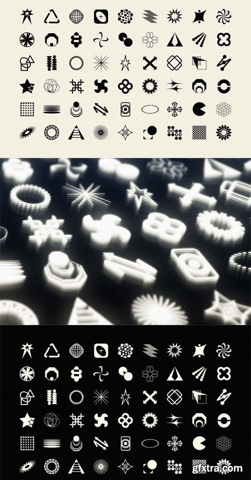 Y2K Icons - Vector Shapes Collection