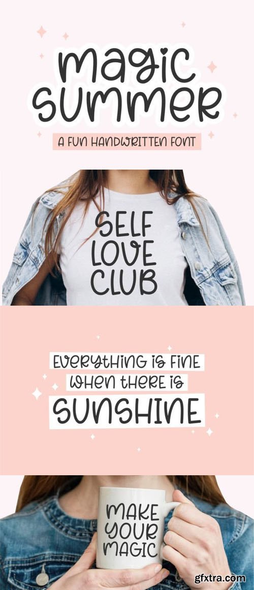 Magic Summer - Handwritten Font