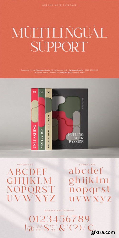 Dreams Note - Modern Serif Font Family