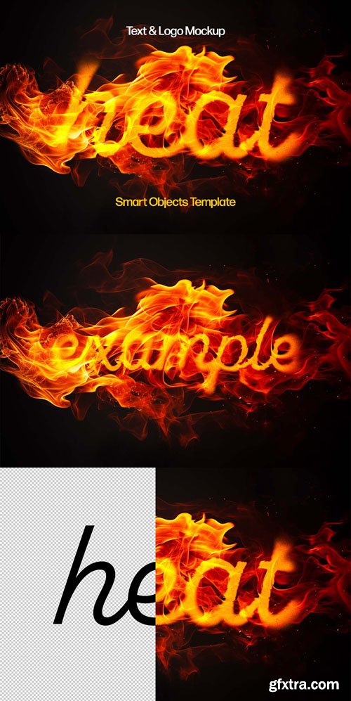 Fire Flames Text Effect for Photoshop