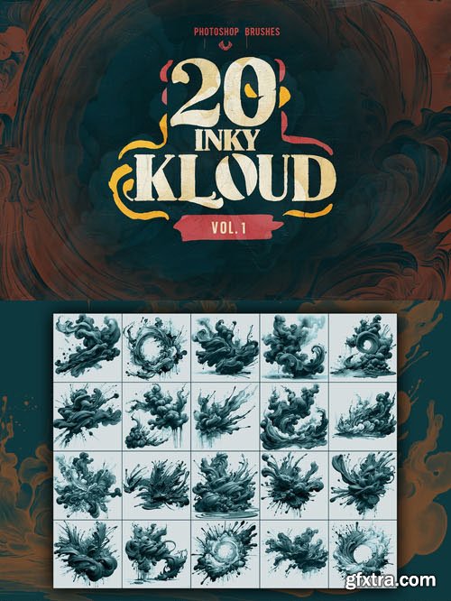 Inky Kloud Photoshop Brushes Pack