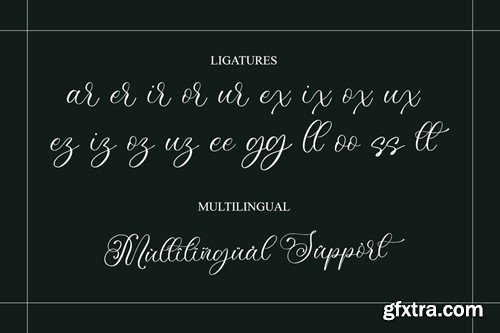 Nostalgica - A Modern Calligraphy Font 585GXTH